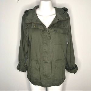 Army Green Jacket with Hood